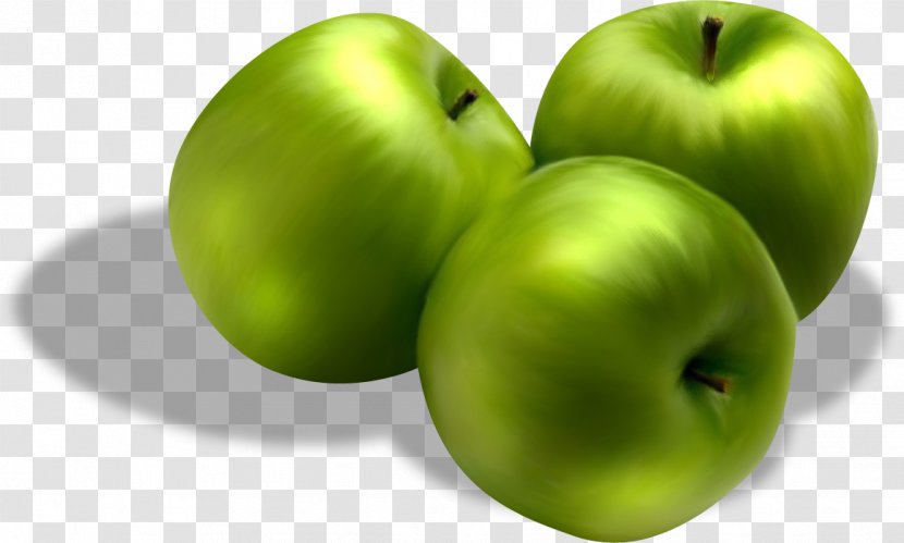 Granny Smith Apple Strudel Fruit - Green - Three Apples Transparent PNG