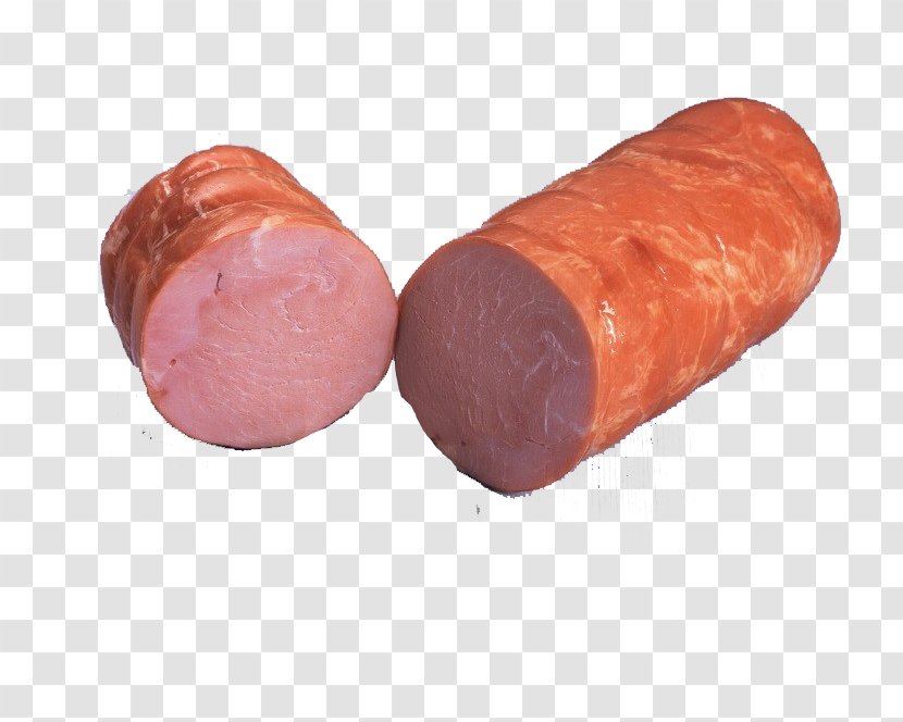Sausage Ham Mortadella Mettwurst Kielbasa - Watercolor - Red Meat Transparent PNG