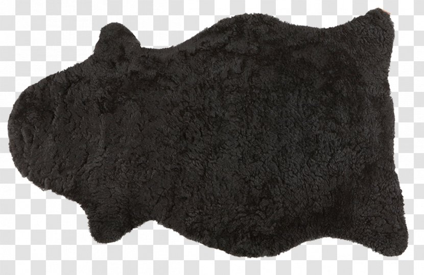 Animal Product Fur Snout - Black - Rug Transparent PNG