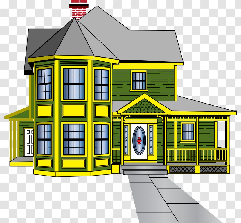 House Pucca Housing Clip Art - Free Victorian Clipart Transparent PNG
