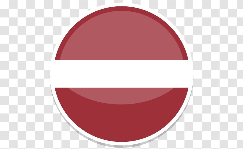 Circle Red Font - Flower - Latvia Transparent PNG