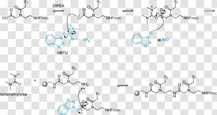 Peptide Synthesis HATU Solid-phase Nucleic Acid Hydroxybenzotriazole - Auto Part Transparent PNG