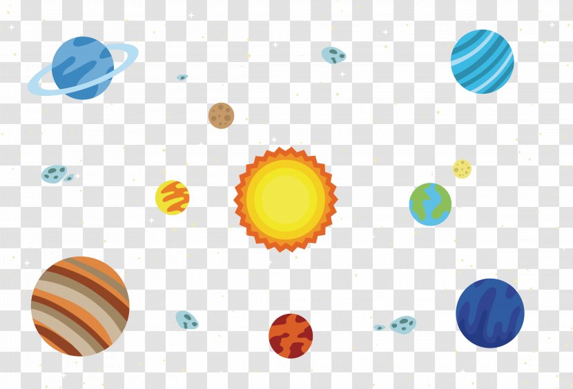 Solar System Euclidean Vector - Designer - Starry Sky Transparent PNG
