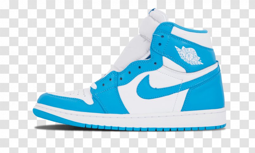 Mens Air Jordan 1 Retro High Og 555088 007 Sports Shoes White // Dark Powder Blue 117 Foot Locker - Michael - Nike Transparent PNG