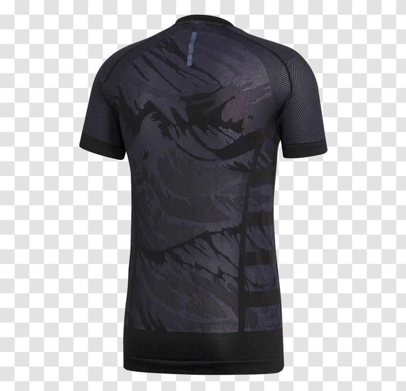 T-shirt Adidas Warp Tee Black Jersey - Frame Transparent PNG