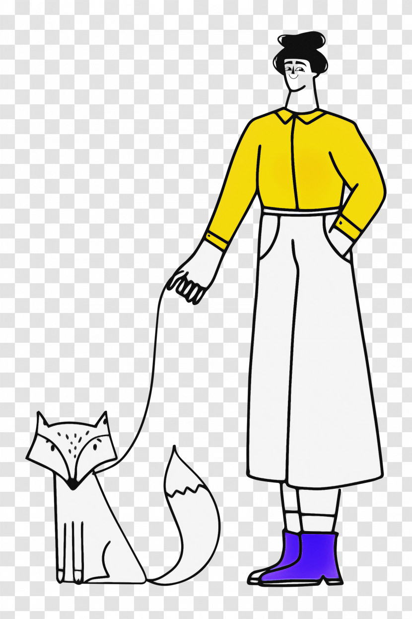 Walking The Fox Transparent PNG