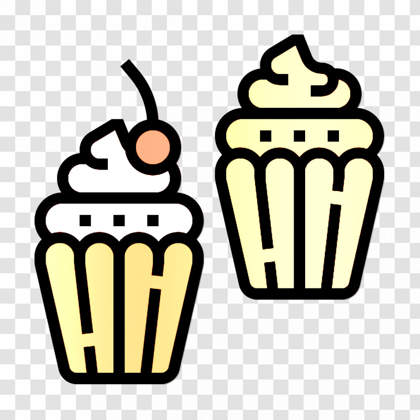 Cupcake Icon Food And Restaurant Icon Party Icon Transparent PNG