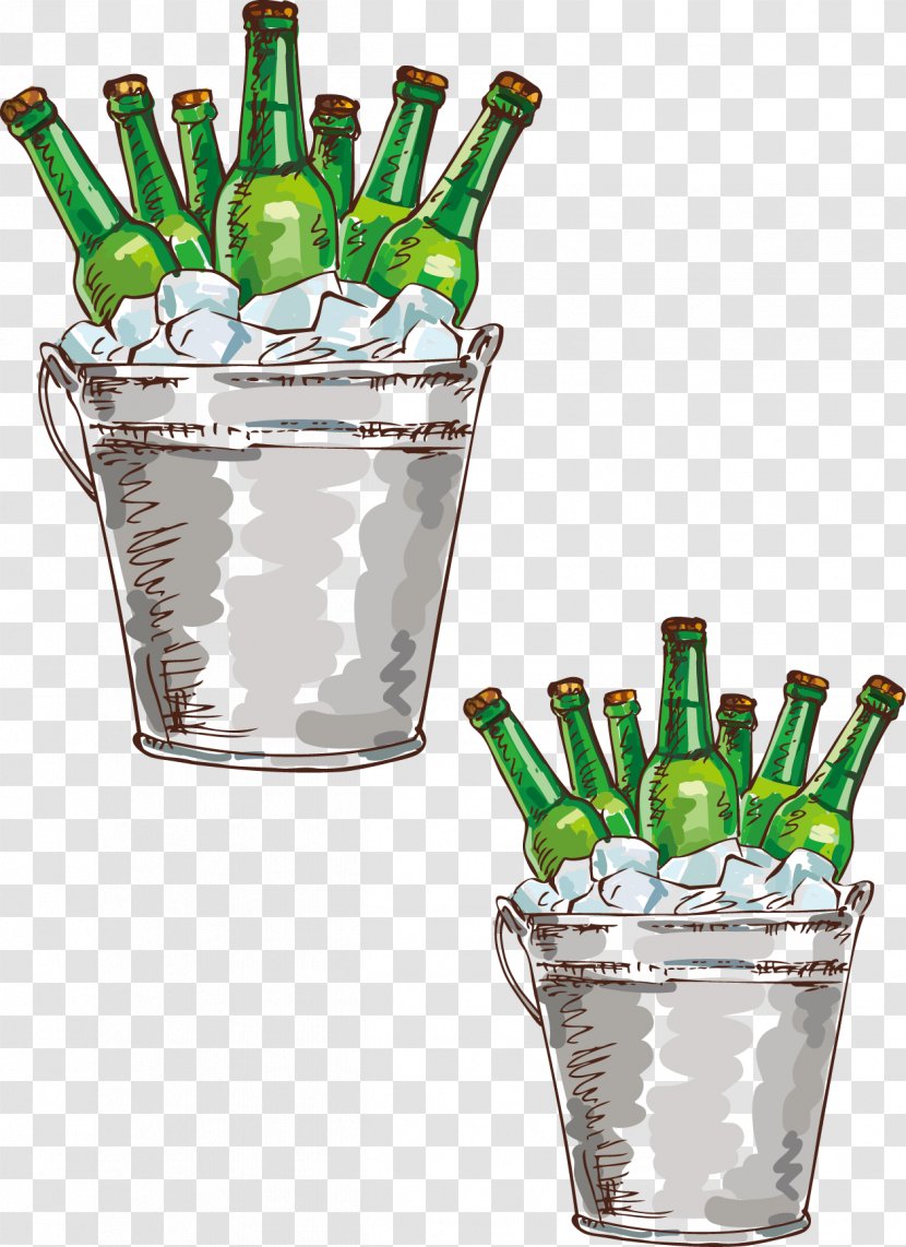 Beer Bottle Drawing Illustration - Common Hop - Spring Party Ideas Transparent PNG