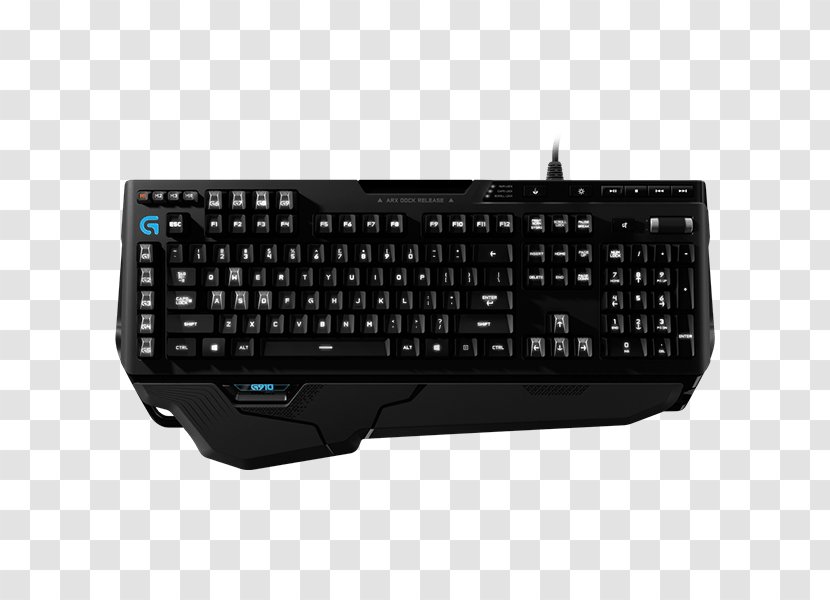 Computer Keyboard Logitech G910 Orion Spark Gaming Keypad Mouse - Technology Transparent PNG