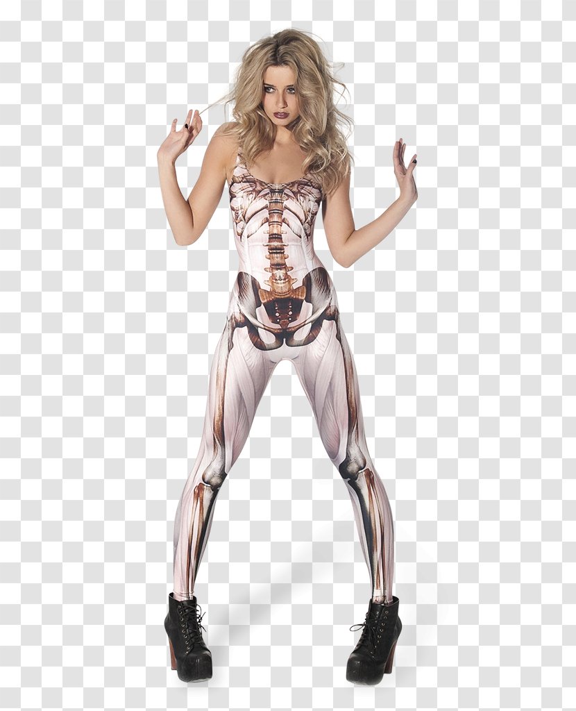 Catsuit Leggings Clothing Jumpsuit Fashion - Frame - Milk Strong Muscles Shape Transparent PNG