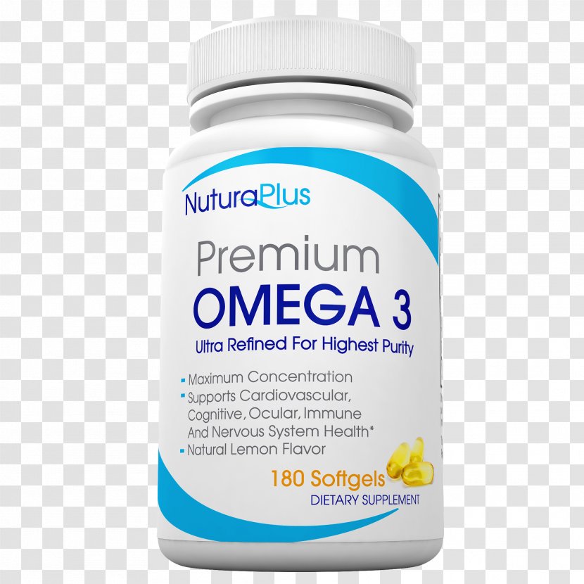 Dietary Supplement Nutraceutical Eicosapentaenoic Acid Fish Oil Omega-3 Fatty Acids - Softgel Transparent PNG
