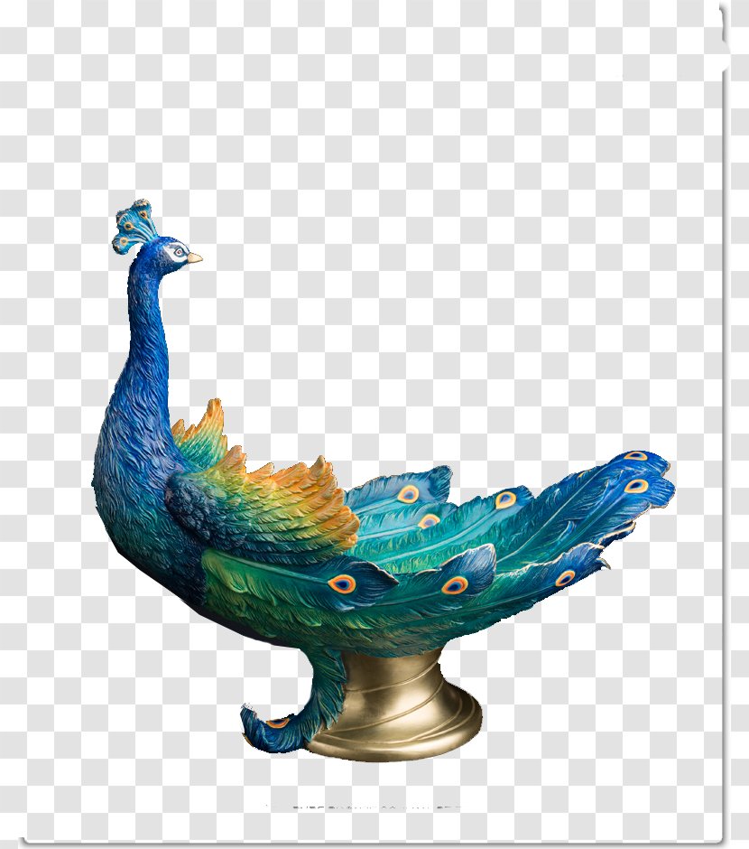 Asiatic Peafowl - Tableware - Peacock Fruit Plate Transparent PNG