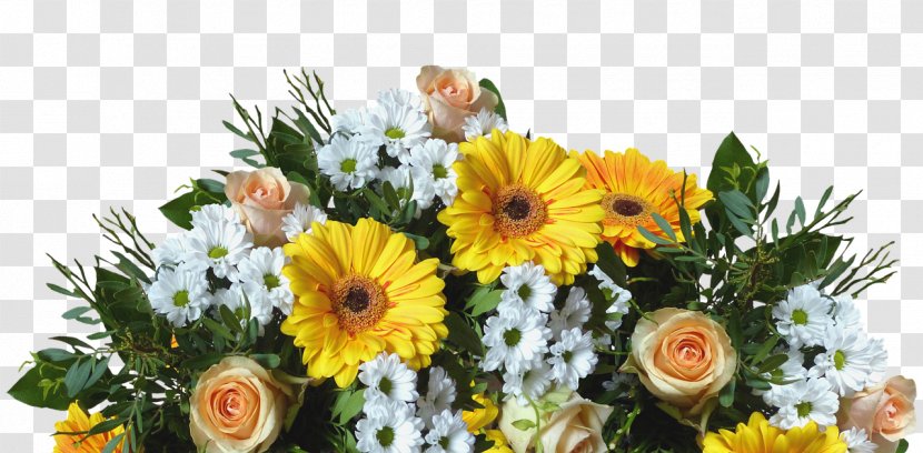 Flower Bouquet Cut Flowers Transvaal Daisy - Artificial Transparent PNG