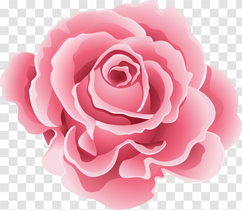 Flower Paper Garden Roses Clip Art - Idea - Pink Rose Transparent PNG