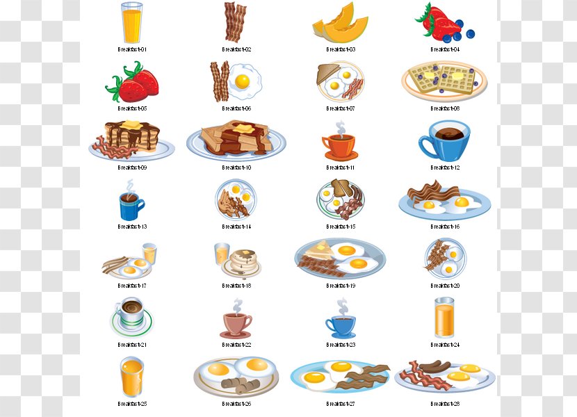 Breakfast Pancake Brunch Creamed Eggs On Toast Clip Art - English Muffin - Cliparts Transparent PNG