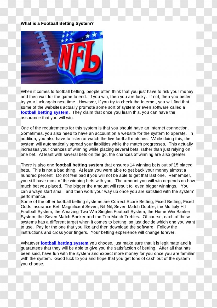 NFL American Football Line Font - Nfl Transparent PNG