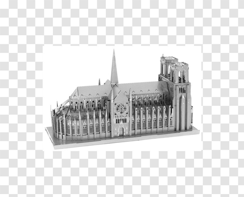 Notre-Dame De Paris Jigsaw Puzzles 3D-Puzzle Cathedral Catholicism - Metal Transparent PNG