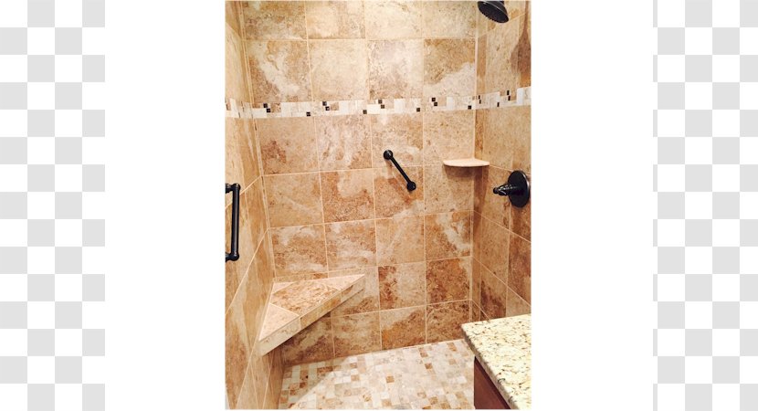 Tile Flooring Bathroom Plywood - Renovation - Tiled Floor Transparent PNG