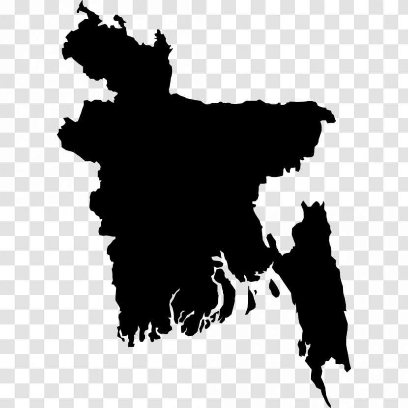 Bangladesh Royalty-free Vector Map - Drawing - Cartography Transparent PNG