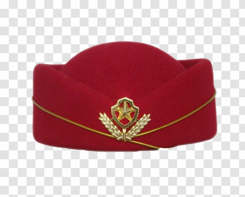 Hat Flight Attendant Cap Beret - Boater - Stewardess Small _ Transparent PNG