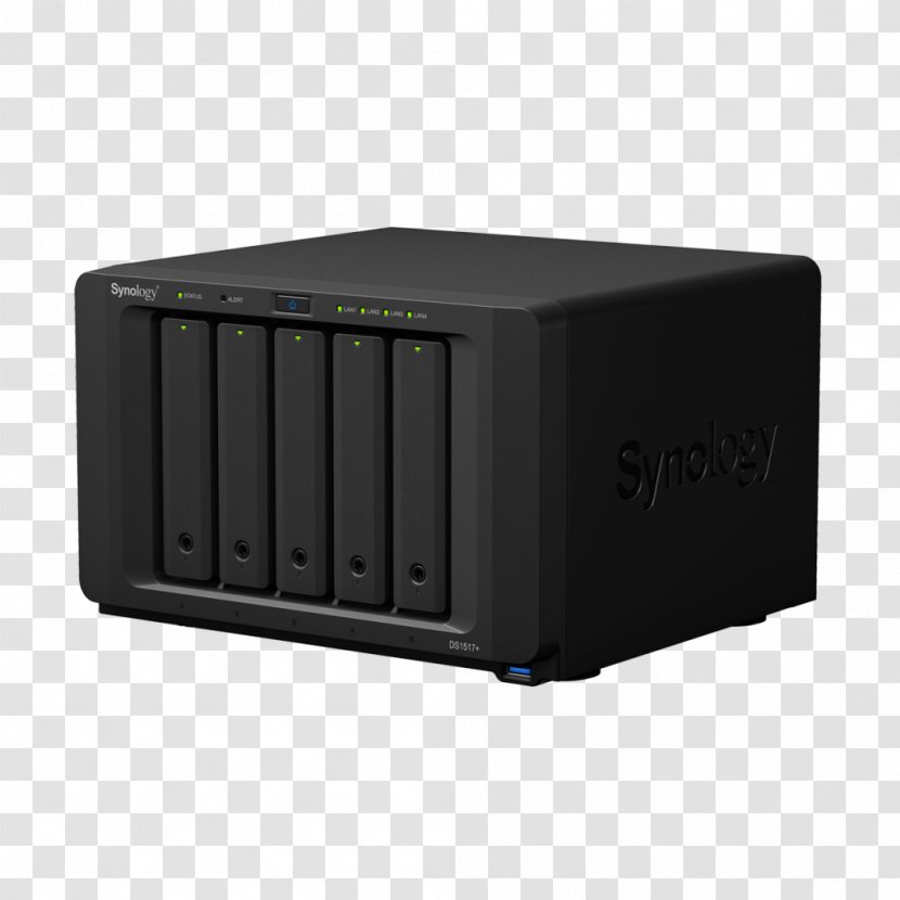 Network Storage Systems NAS Server Casing Synology DiskStation DS1517+ Inc. Hard Drives DS118 1-Bay - Computer Data Transparent PNG