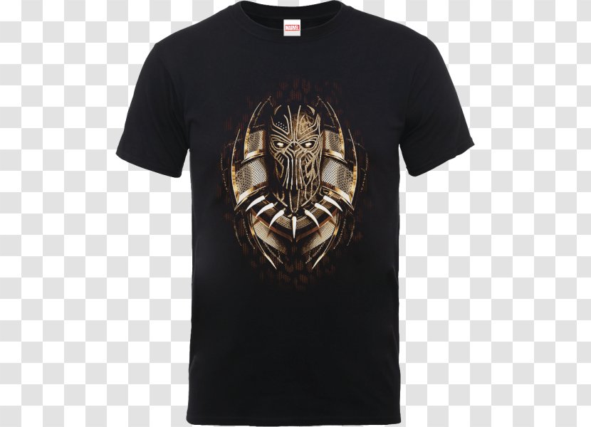 Black Panther T'Chaka T-shirt Shuri Erik Killmonger - Brand - Marvel Transparent PNG