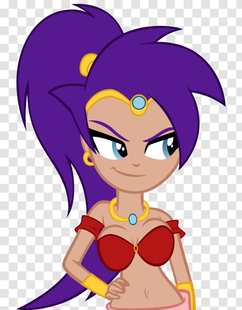 Shantae: Half-Genie Hero My Little Pony: Equestria Girls Applejack - Silhouette - Belly Dancer Transparent PNG
