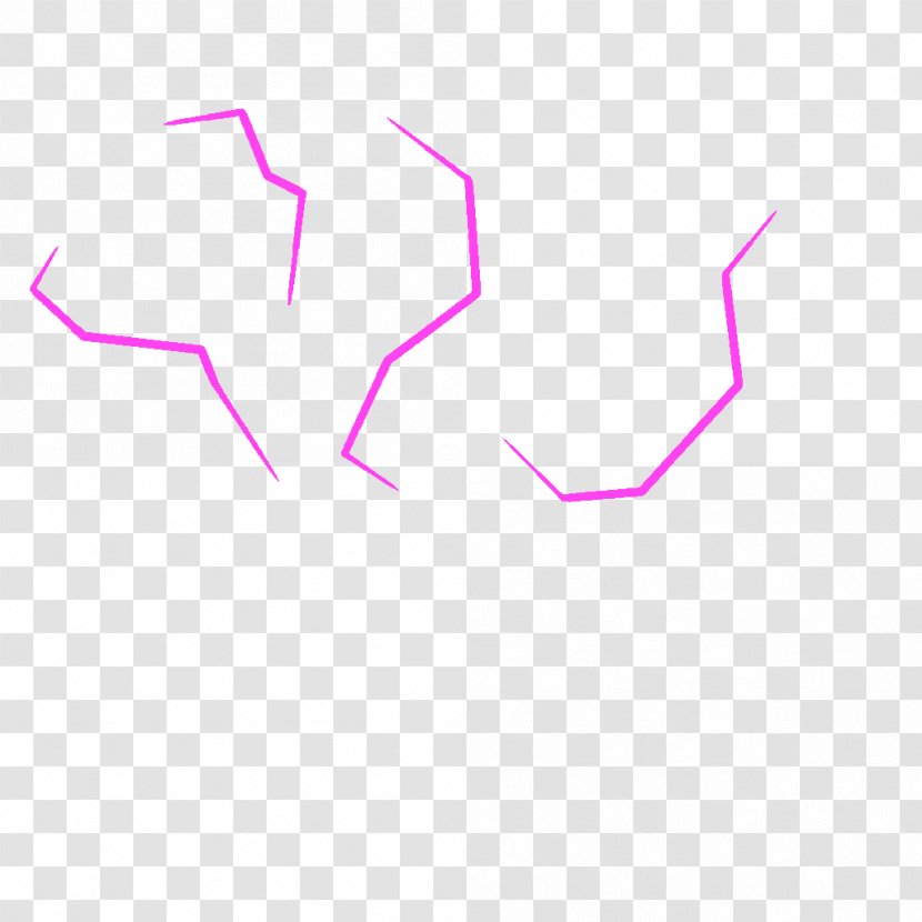Line Pink M Point Angle - Ball Lightning Transparent PNG
