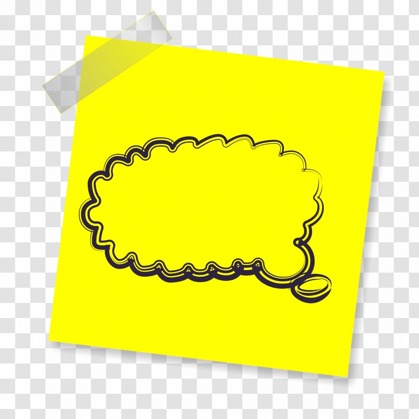 Communication Download Sticker - Material - Post It Note Transparent PNG