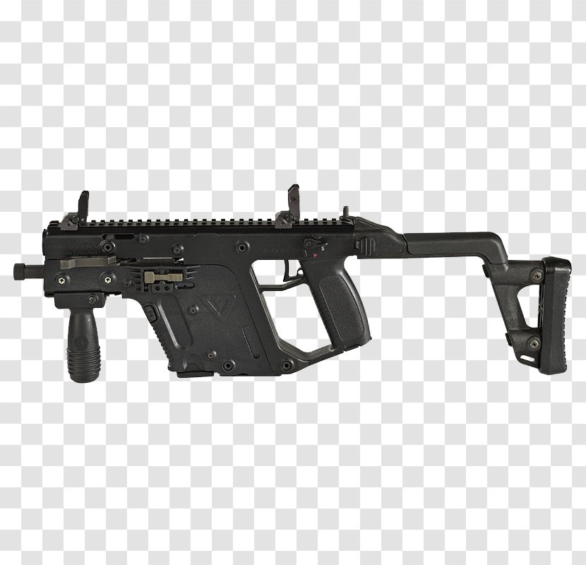 KRISS Vector Firearm Submachine Gun .45 ACP Weapon - Flower Transparent PNG