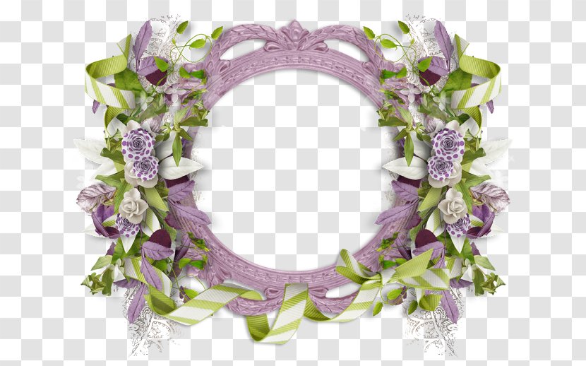 Flower Floral Design Wreath July - Lilac - 28 Transparent PNG