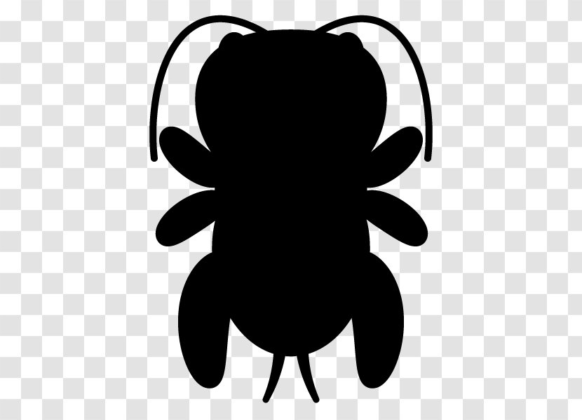 Insect Black Silhouette White Clip Art - Membrane Winged Transparent PNG