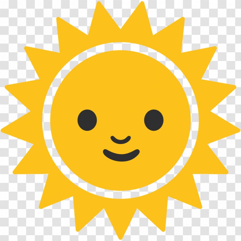 Emoji Android Symbol Unicode - Emojipedia - Sun Transparent PNG