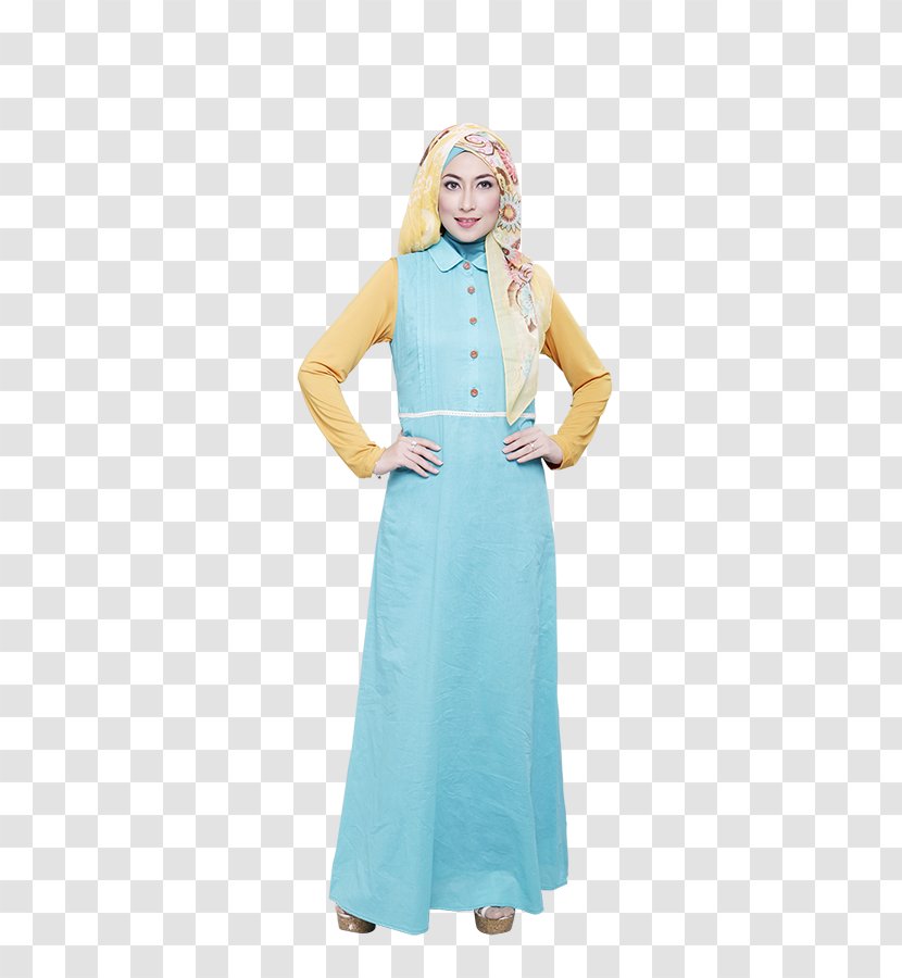 Outerwear Dress Sleeve Costume Turquoise - Clothing Transparent PNG