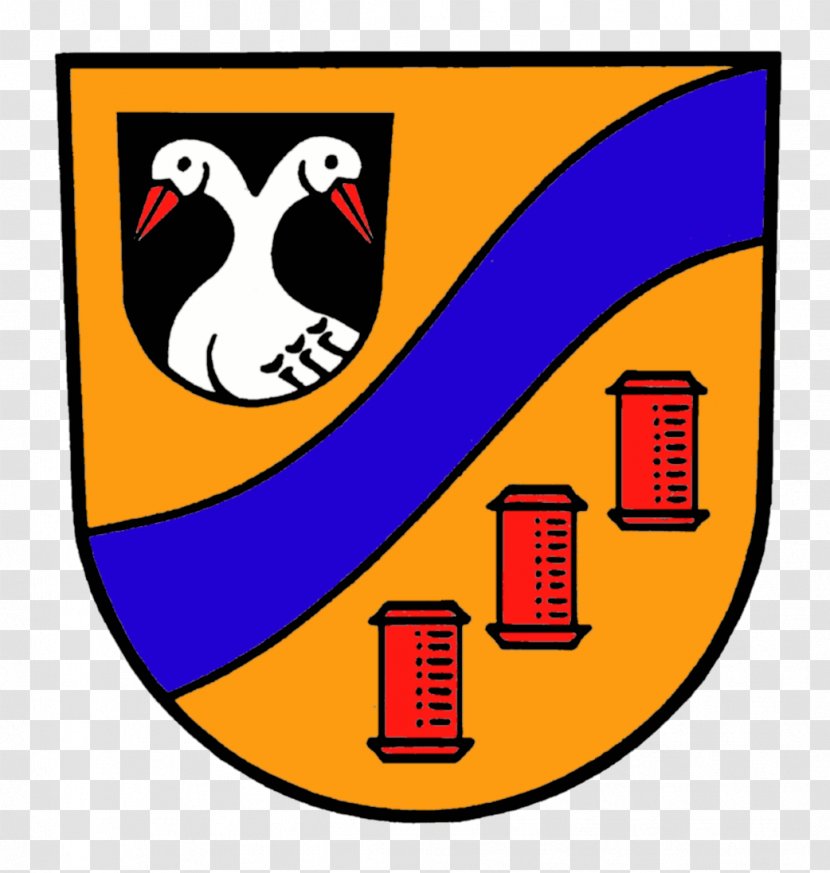 Glattbach Coat Of Arms Wasen Cicogna Clip Art - Bavaria - Heraldry Transparent PNG