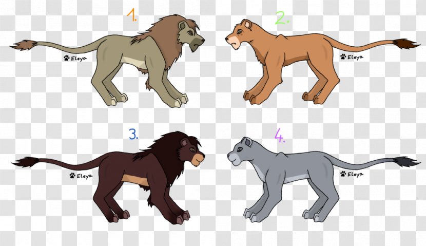 Lion Dog Big Cat Cougar - Canidae Transparent PNG