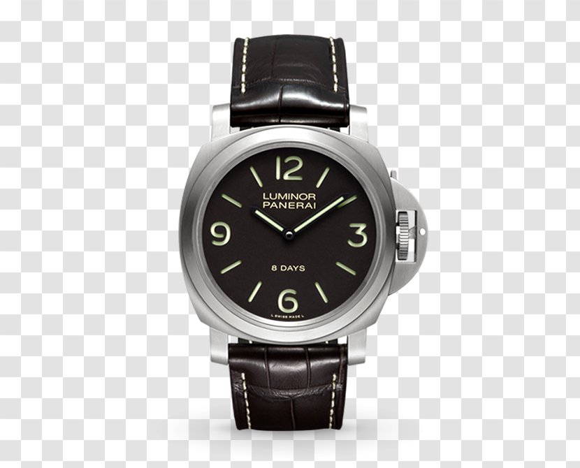 Panerai Luminor Base 8 Days Acciaio Jewellery Men's Marina 1950 3 Watch - Metal Transparent PNG