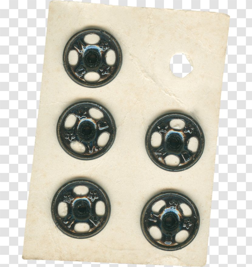 Button Metal Wheel - Handmade Transparent PNG
