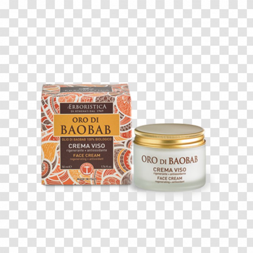 Cream Baobab Face Cosmetics Oil - Gold Transparent PNG