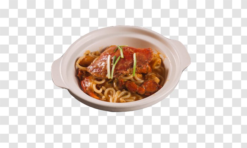 Spaghetti Alla Puttanesca Udon Crab - Pot Transparent PNG
