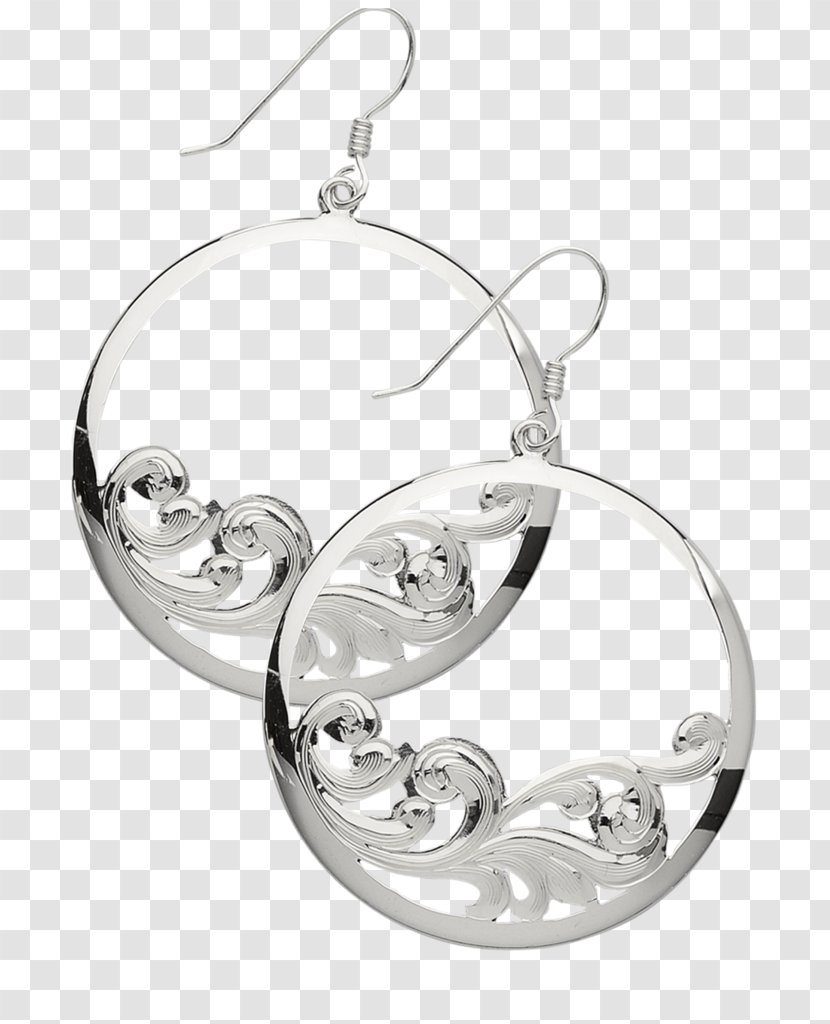 Earring Filigree Sterling Silver French Wire Transparent PNG