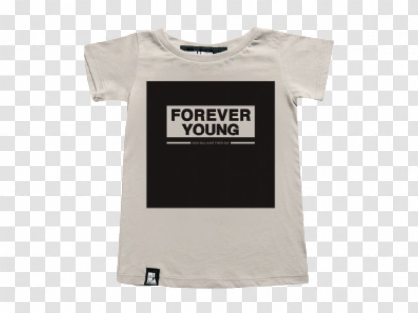 T-shirt Sleeve Outerwear Font - Top - Forever Young Transparent PNG