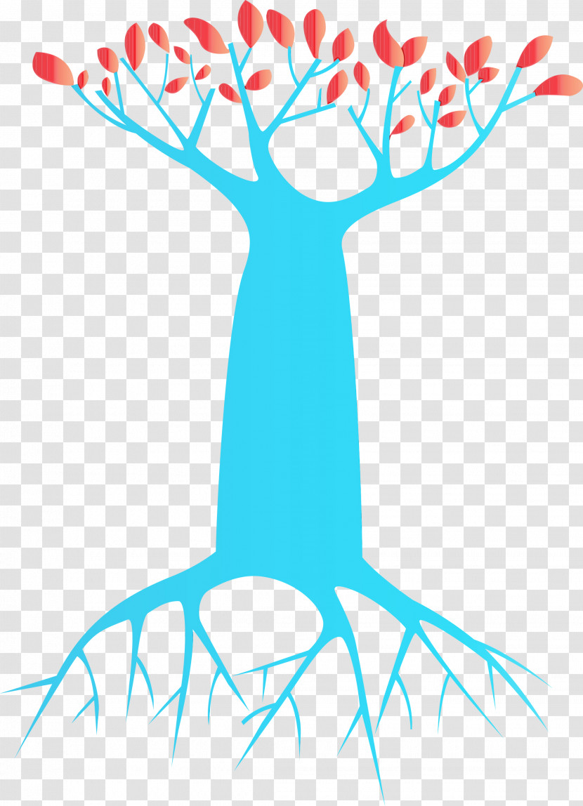 Line Art Branch Root Drawing Tree Transparent PNG