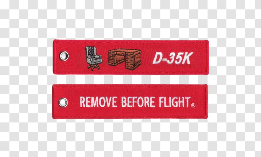 Remove Before Flight Aircraft Lockheed Martin F-35 Lightning II Key Chains Polyester - Rectangle Transparent PNG