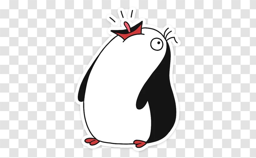 Penguin Clip Art Sticker Ping Telegram - Bird Transparent PNG