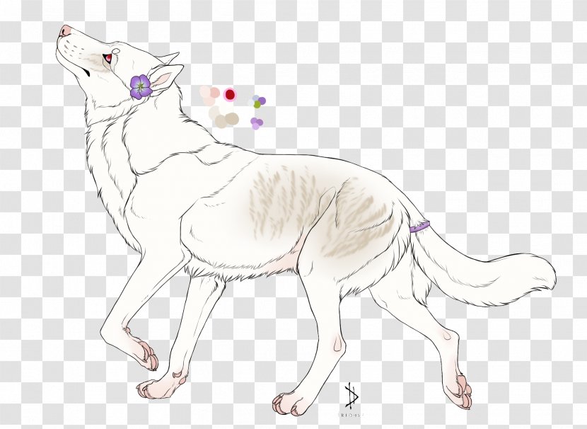 Dog Breed Cat Line Art Paw - Fictional Character Transparent PNG