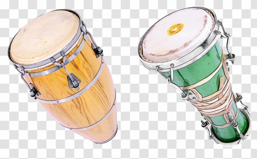 Watercolor Background - Tomtoms - Timbale Kendang Transparent PNG