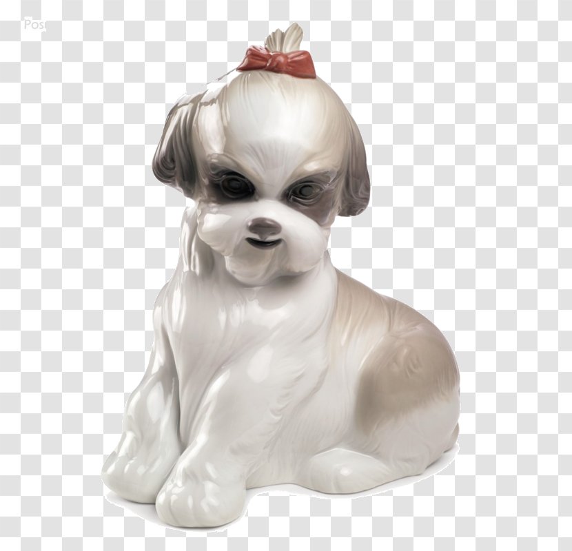Dog Breed Shih Tzu Puppy Figurine Companion Transparent PNG