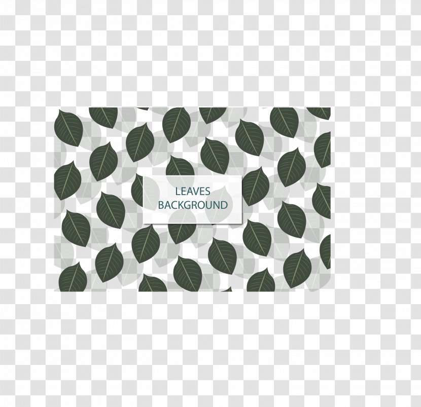 Stock Photography - Printmaking - Vector Green Leaves Background Transparent PNG