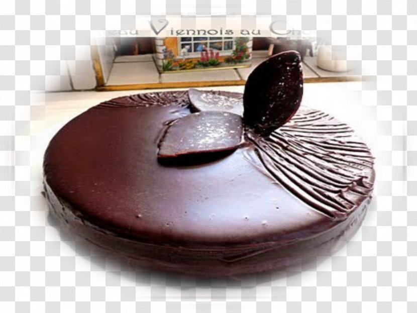 Flourless Chocolate Cake Sachertorte Ganache Truffle - Tortem Transparent PNG